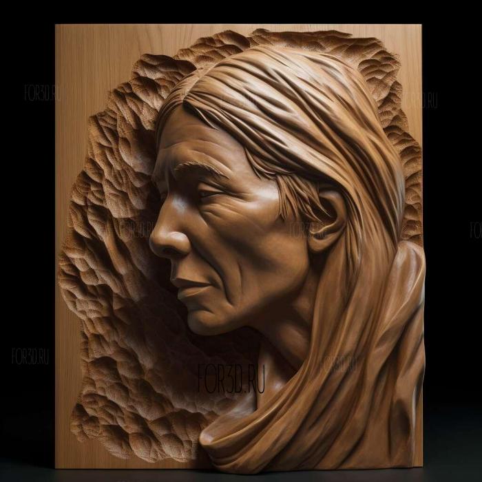 annie leibovitz 1 stl model for CNC